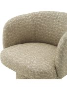 Étkezőszék Marly bronz bevonattal, vaux jacquard bézs