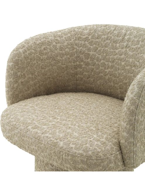 Étkezőszék Marly bronz bevonattal, vaux jacquard bézs